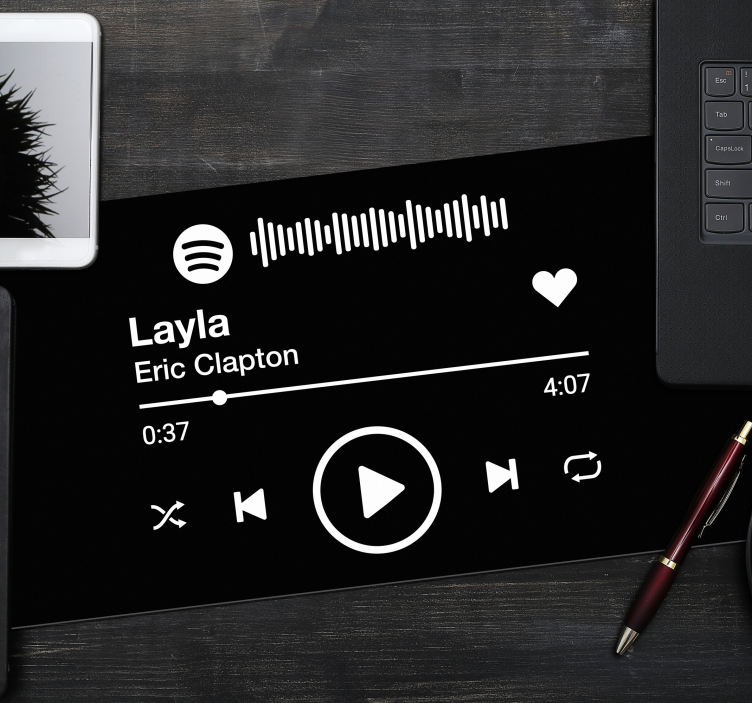 Mauspad mit Namen Spotify - TenStickers