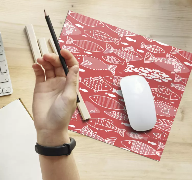 Mousepad Fische Viele Fische unter dem Meer - TenStickers