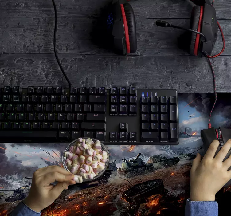 Gaming Mauspad Krieg - TenStickers