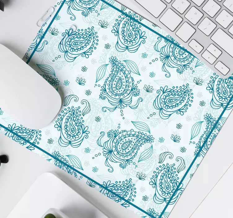 Mauspad Muster elegantes blumenmotiv - TenStickers