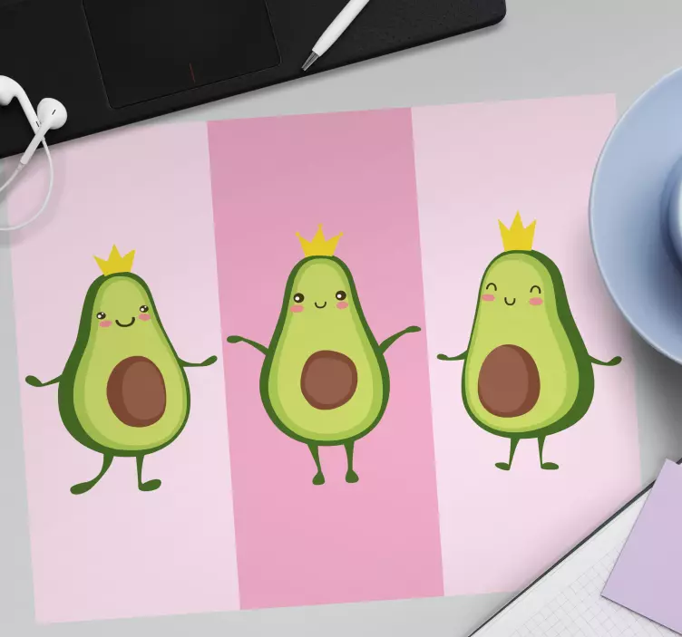 Mauspad originell Prinzessin avocado - TenStickers