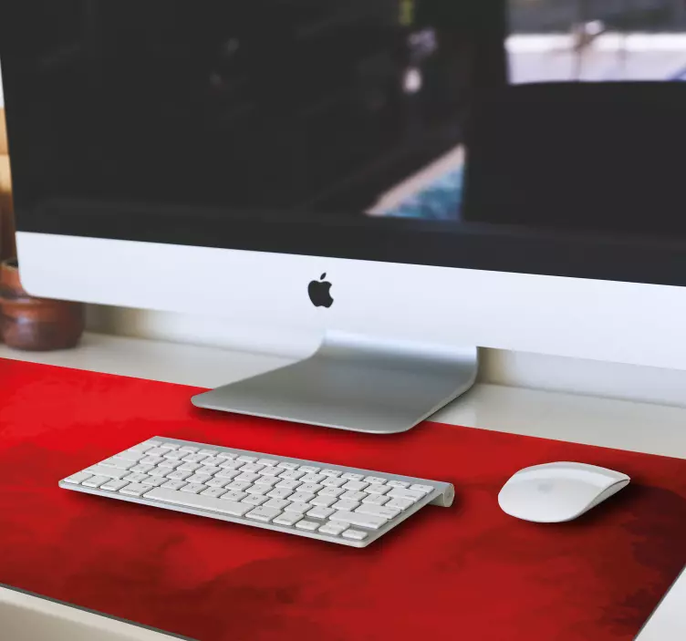 Mauspad originell Rote Textur - TenStickers