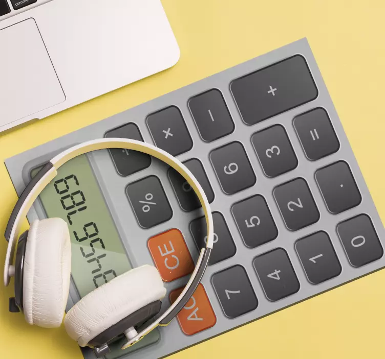 Mauspad origineller Taschenrechner - TenStickers