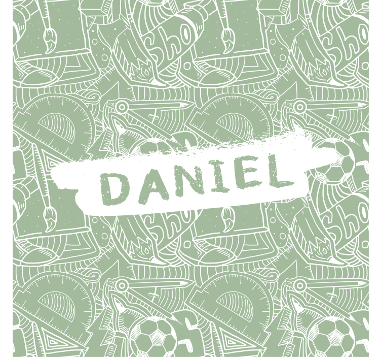 Rollo Fenster Jugendzimmer grüne schulkreide - TenStickers