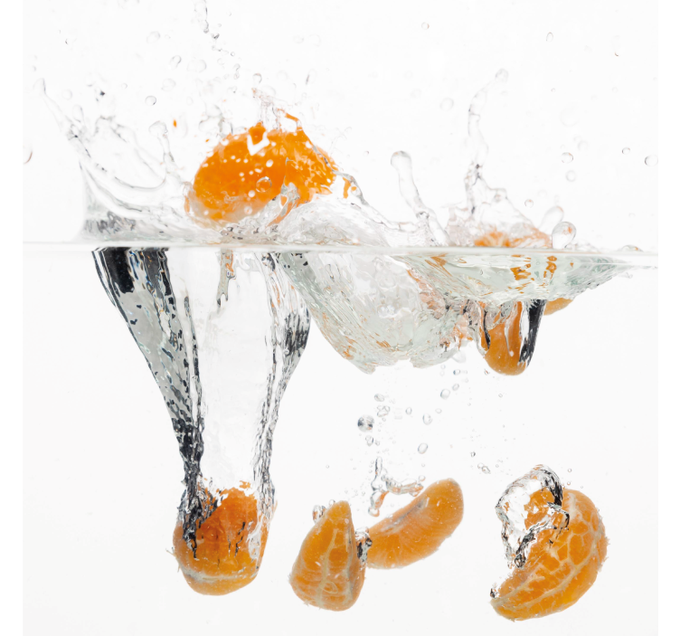 Küchenfenster Rollo früchte im wasser - TenStickers