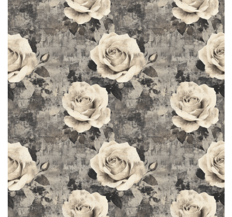 Küchenfenster Rollo marmur-blumen - TenStickers