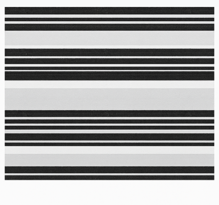 Rollo Fenster Badezimmer righe bianco nero - TenStickers