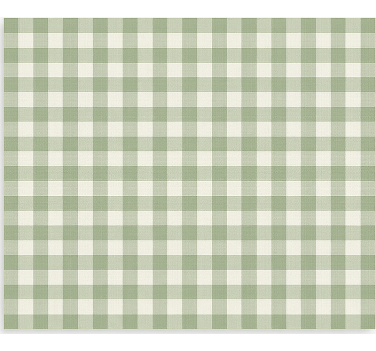 Küchenfenster Rollo grünes stoffmuster - TenStickers