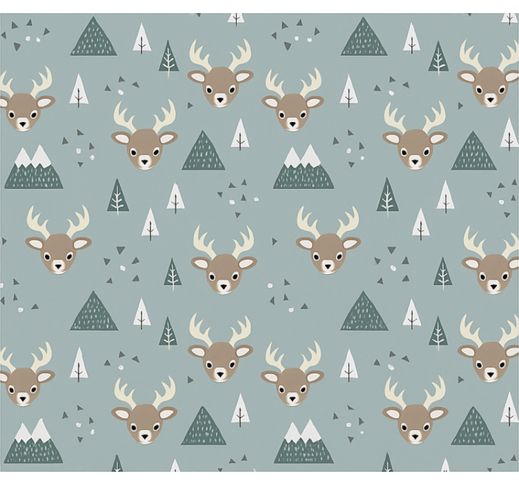 Rollo Fenster Kinderzimmer nordisches liebesdesign - TenStickers