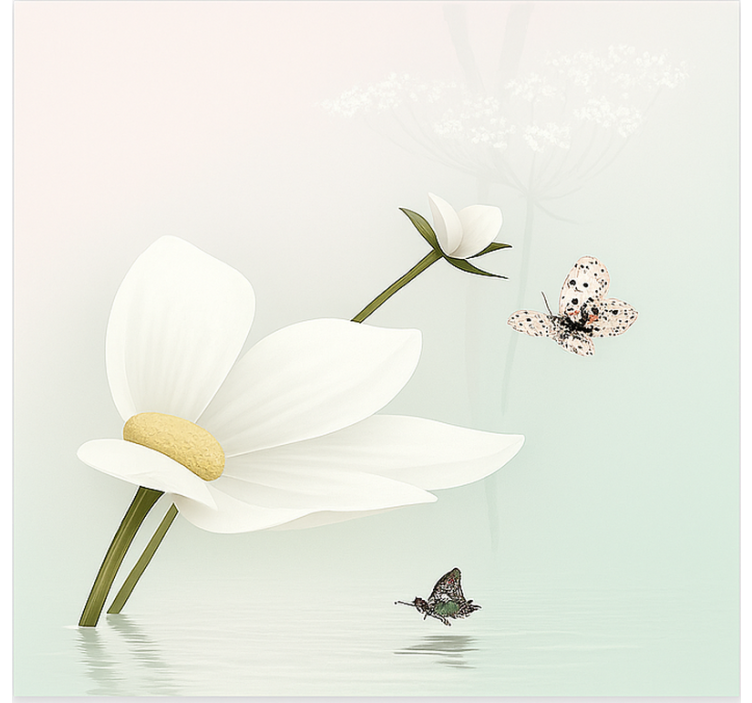 Küchenfenster Rollo ätherische gänseblümchenreflexionen - TenStickers