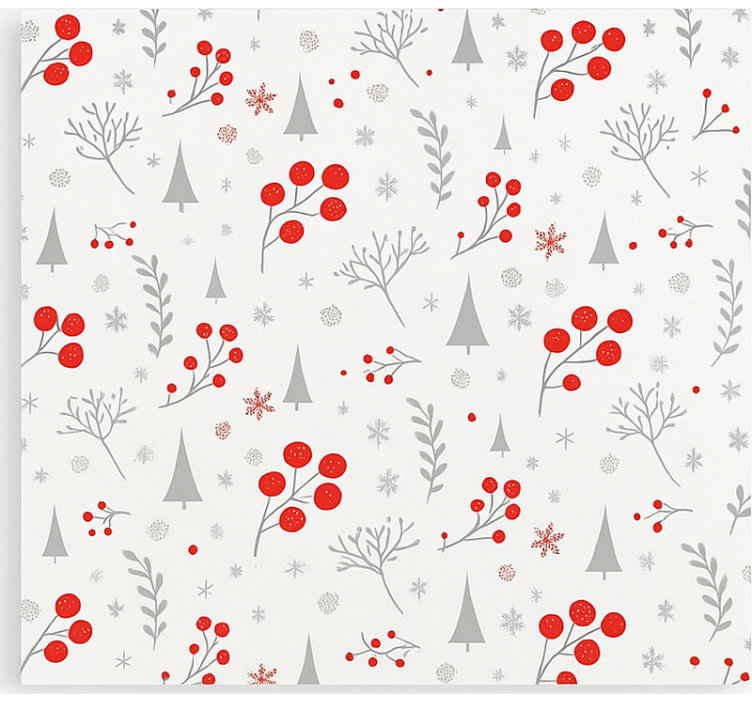 Rollo Fenster Wohnzimmer vintage-weihnachtsmuster - TenStickers