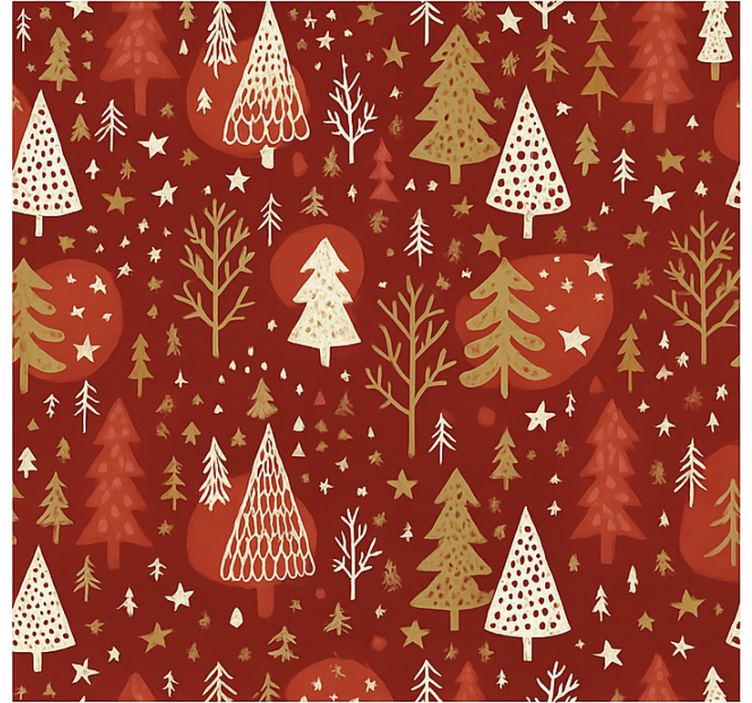 Rollo Fenster Wohnzimmer grüne festliche symbole - TenStickers