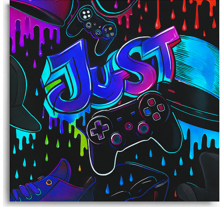 Rollo Fenster Gamer 3d-gamecontroller - TenStickers