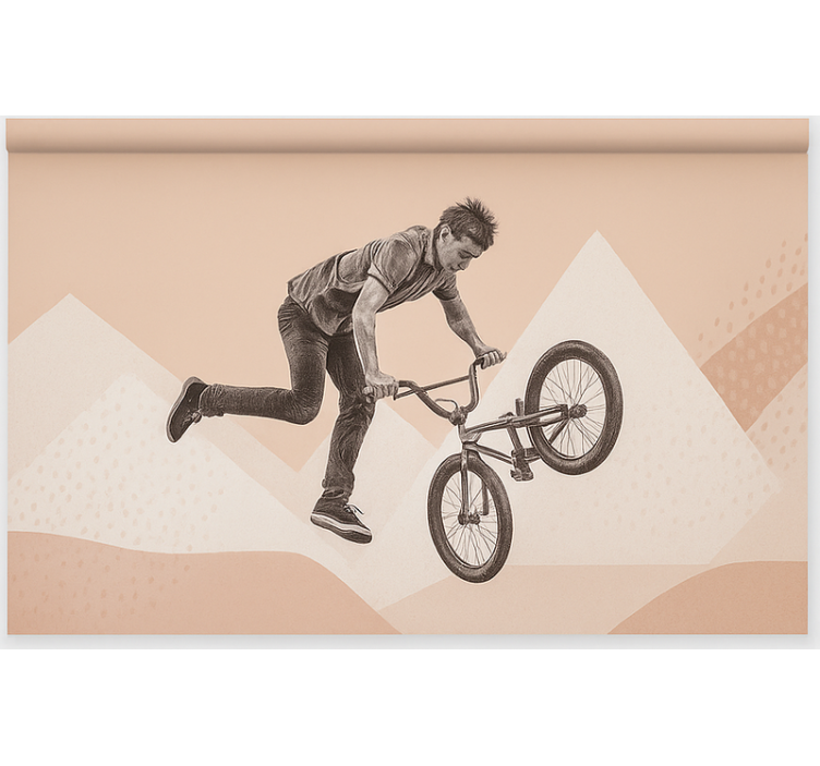 Rollo Fenster Jugendzimmer bmx-stunt-action - TenStickers