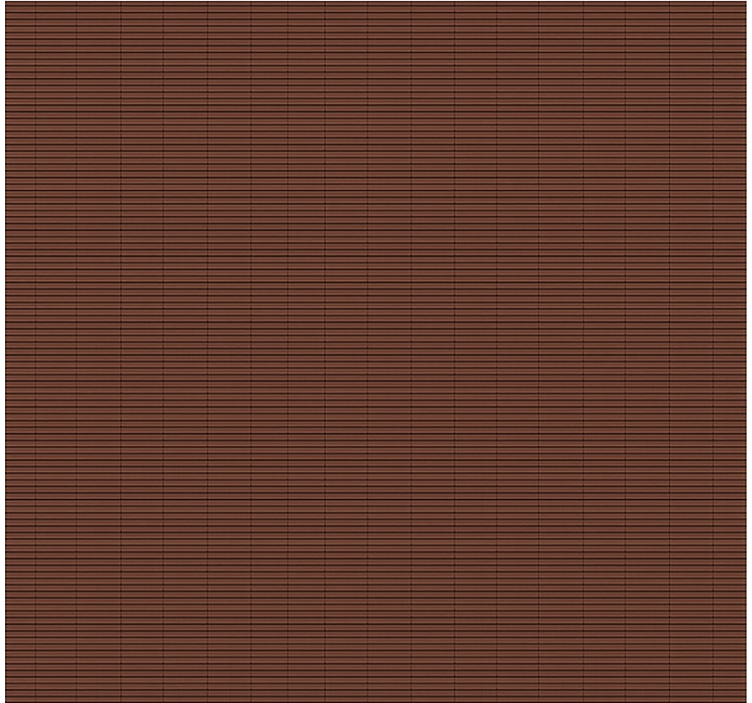 Rollo Fenster Esszimmer schokoladenbrauner bambuseffekt - TenStickers