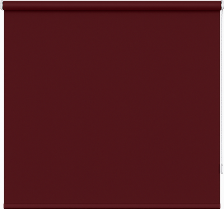 Rollo Fenster Esszimmer tief kastanienbraun einfarbig - TenStickers