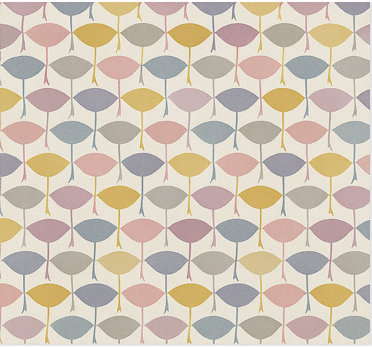 Rollo fenster skandinavisch bunte kolibris - TenStickers