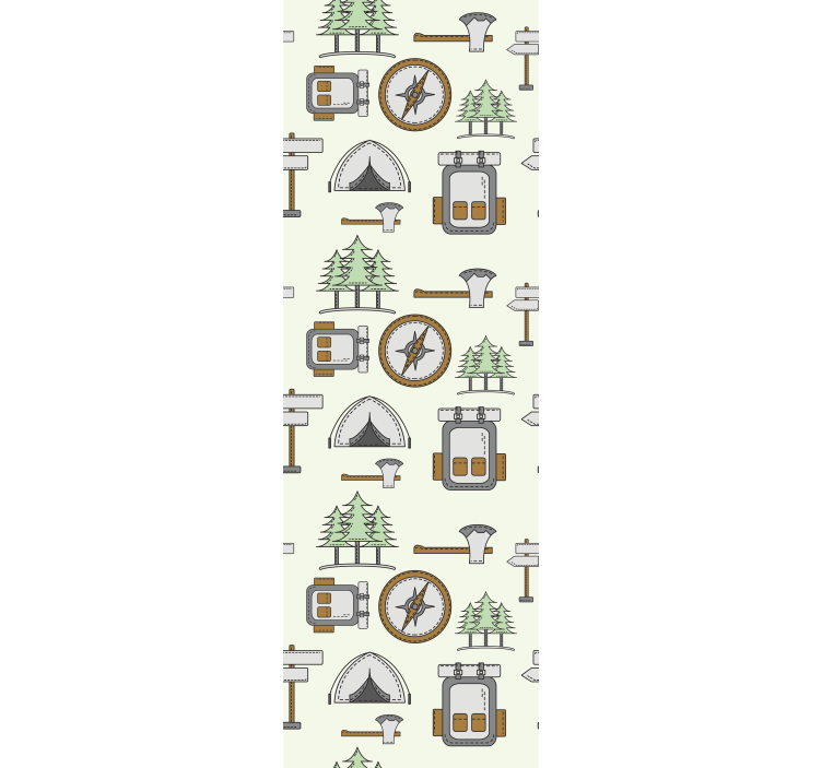 Rollo fenster kinderzimmer camping zubehör set - TenStickers
