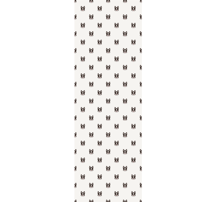 Rollo fenster kinderzimmer mit bulldoggen cartoon design - TenStickers