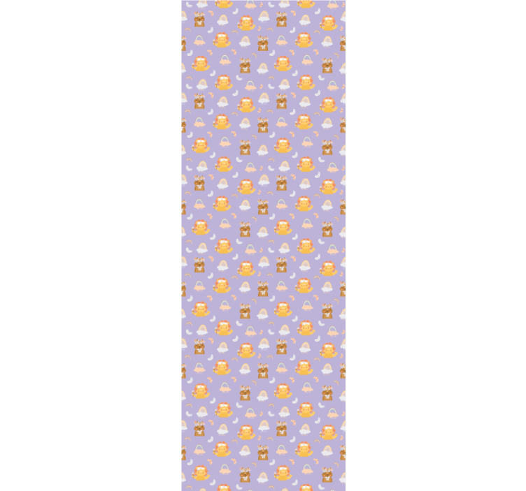 Rollo fenster kinderzimmer tiere und regenbögen - TenStickers