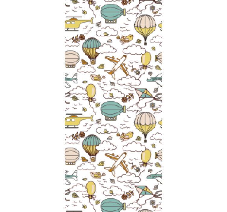 Rollo fenster kinderzimmer fahrzeugvielfalt - TenStickers