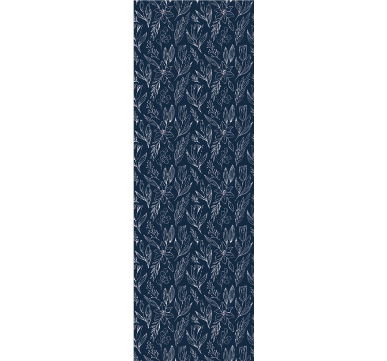 Rollo fenster home office lilien nahtloses muster - TenStickers