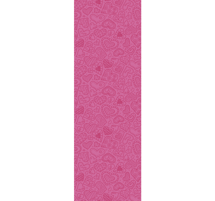 Fenster rollo modern muster-dekor gemischte herzen - TenStickers