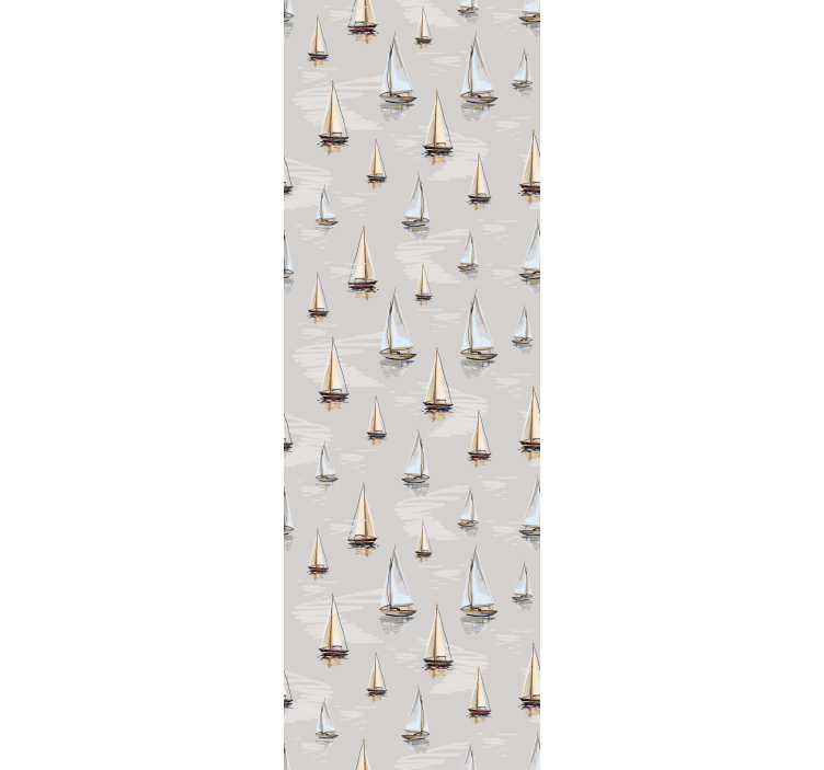 Fenster rollo modern mit elegantem segelmuster - TenStickers