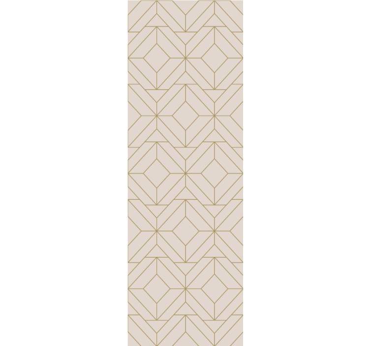 Fenster rollo modern goldene rustikale linienmuster - TenStickers