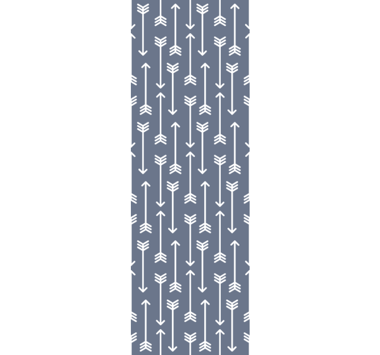 Fenster rollo modern mit minimalistischen pfeilstreifen - TenStickers