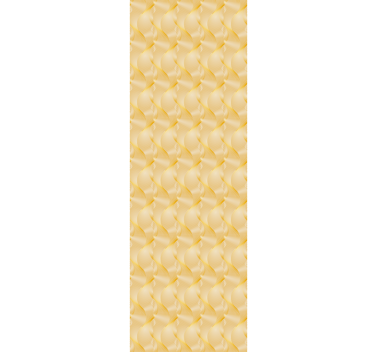 Fenster rollo modern goldfolien wellen illusion - TenStickers