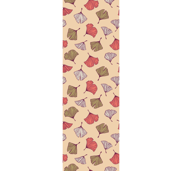 Fenster rollo modern bunte ginkgo blätter - TenStickers
