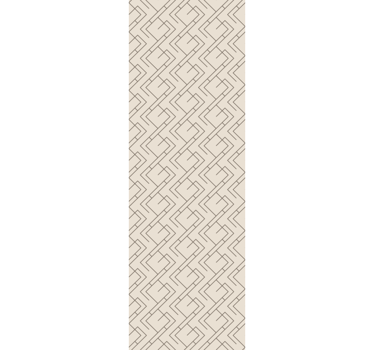 Fenster rollo modern im mid-century stil - TenStickers