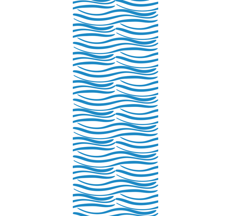 Fenster rollo modern mit kleinem wellenmuster - TenStickers