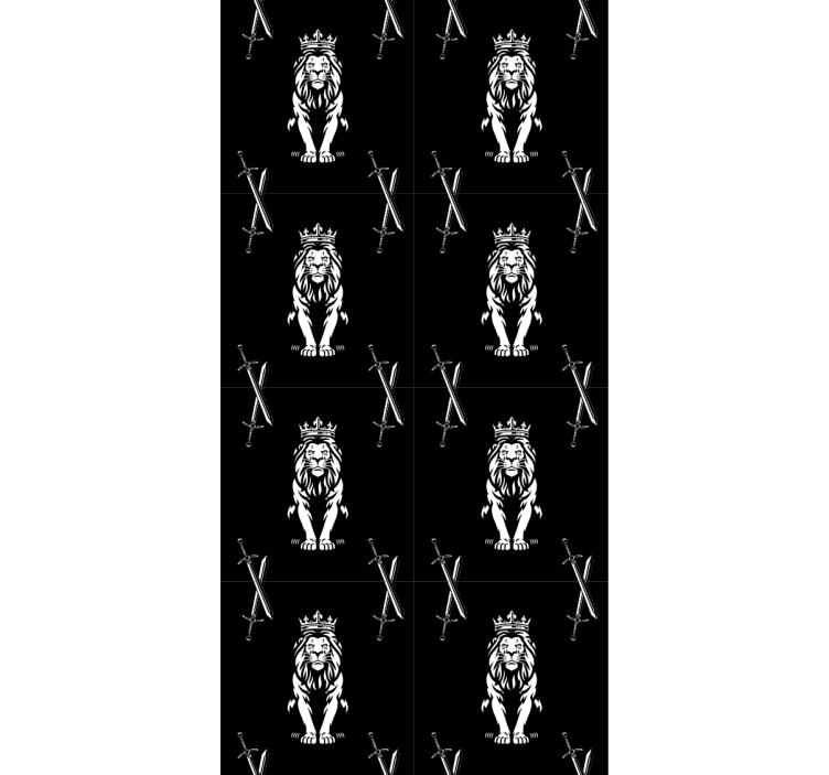 Fenster rollo modern dschungel silhouetten - TenStickers