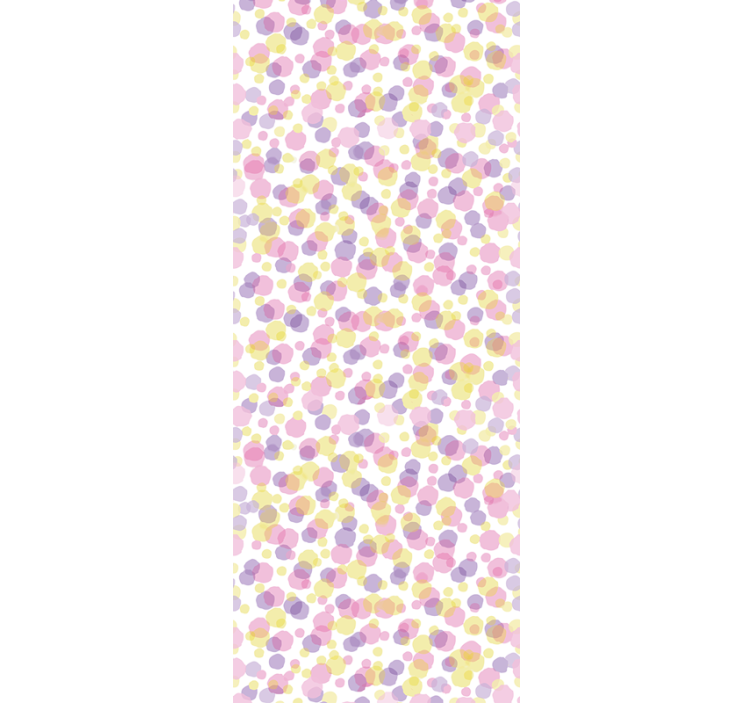 Fenster rollo modern mit aquarell-punkten - TenStickers