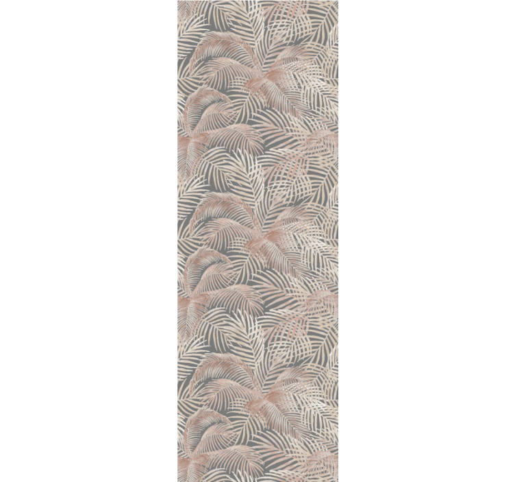 Fenster rollo modern mit palmenblätter-motiv - TenStickers