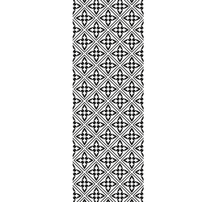 Fenster rollo modern mit blumigen mustern - TenStickers
