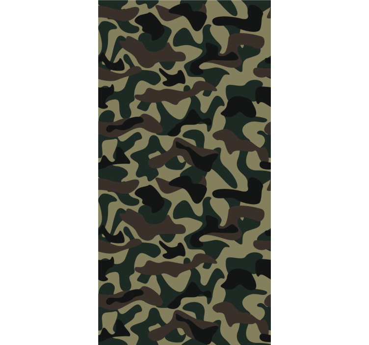 Fenster rollo modern im militärmuster - TenStickers