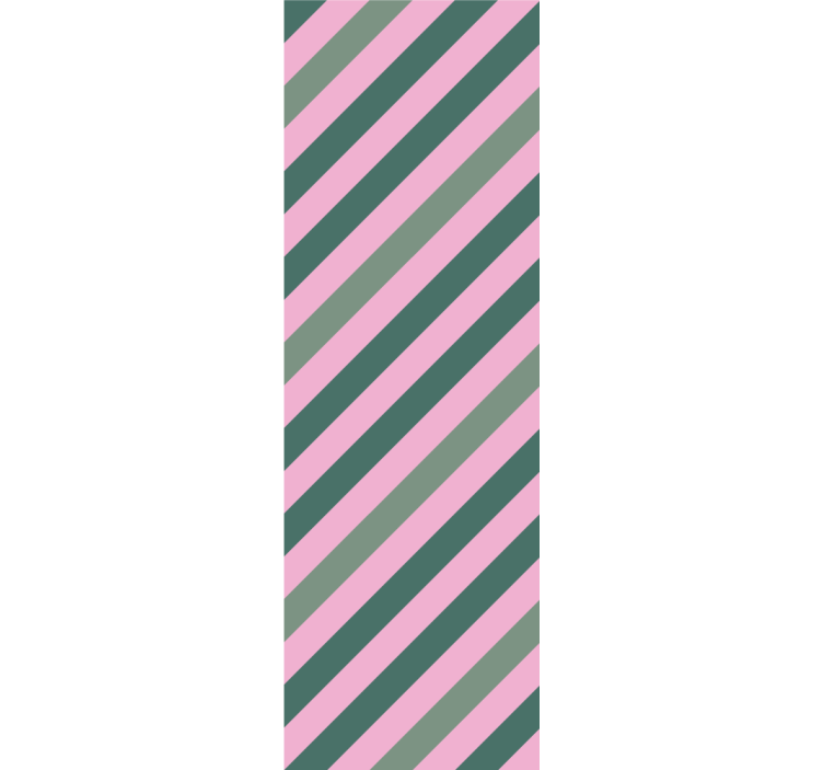 Fenster rollo modern in pastellrosa und grün - TenStickers