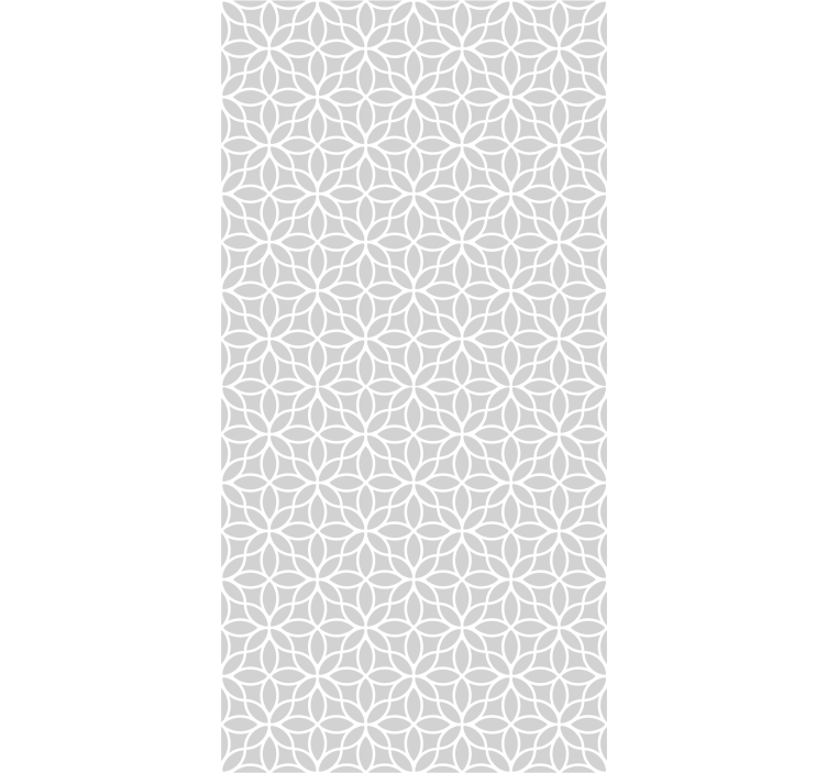 Fenster rollo modern grau-weißes muster - TenStickers