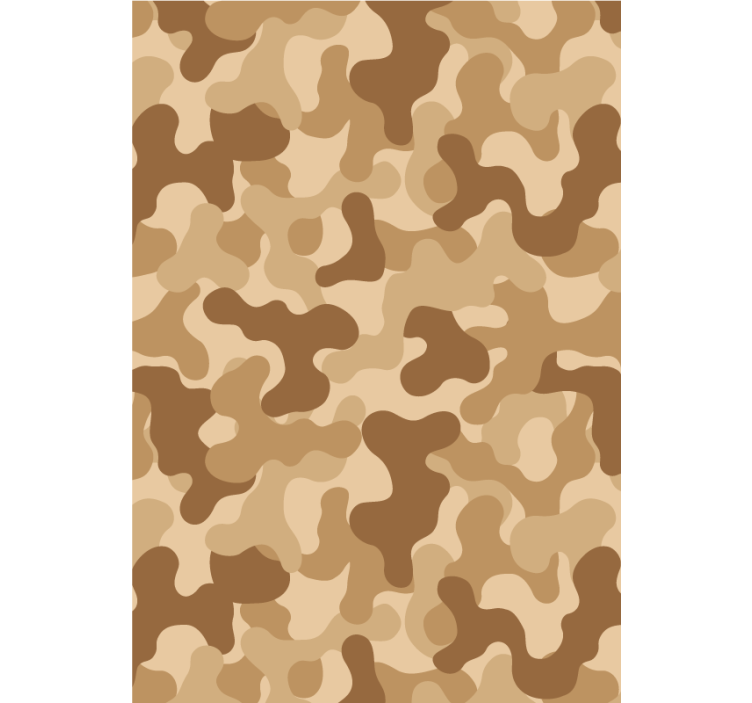 Rollo fenster beige abstraktes camouflage-muster - TenStickers