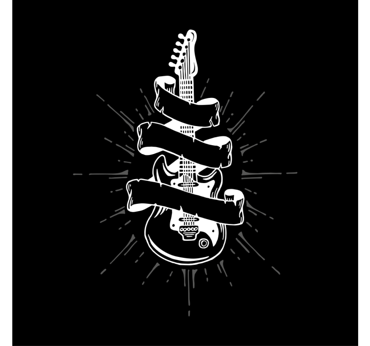 Rollo fenster wohnzimmer für gitarre - TenStickers