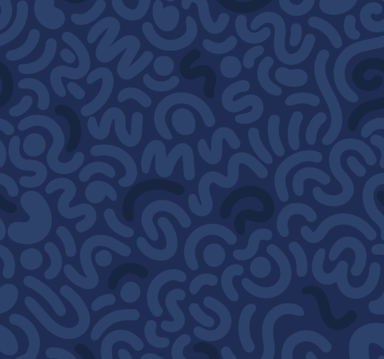 Rollo fenster blau in abstraktem marineblau - TenStickers