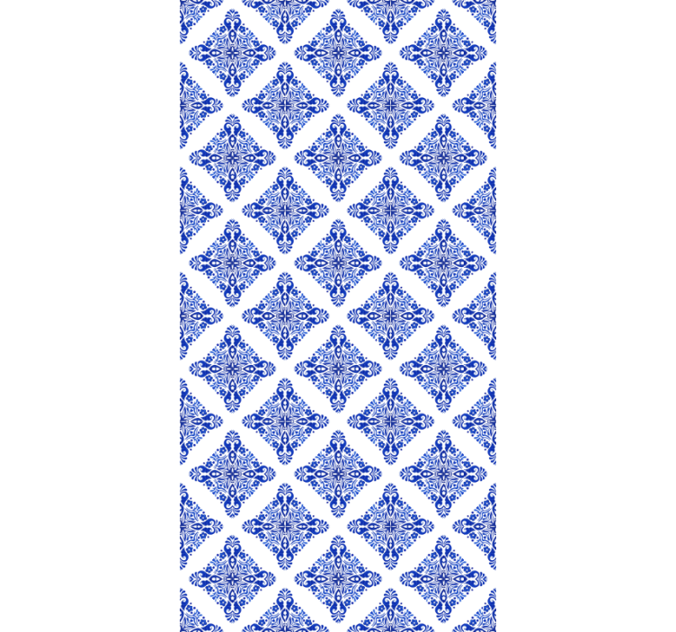 Rollo fenster blau gemustert - TenStickers
