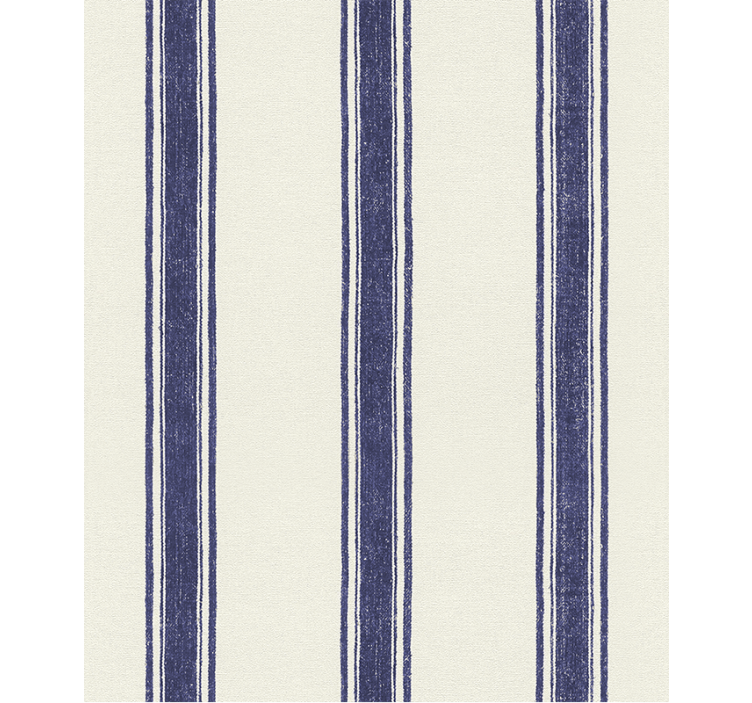 Rollo fenster blau mit vertikalen linien navy blau - TenStickers