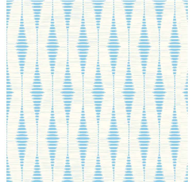 Rollo fenster blau mit hellblauem rabaul ikat - TenStickers