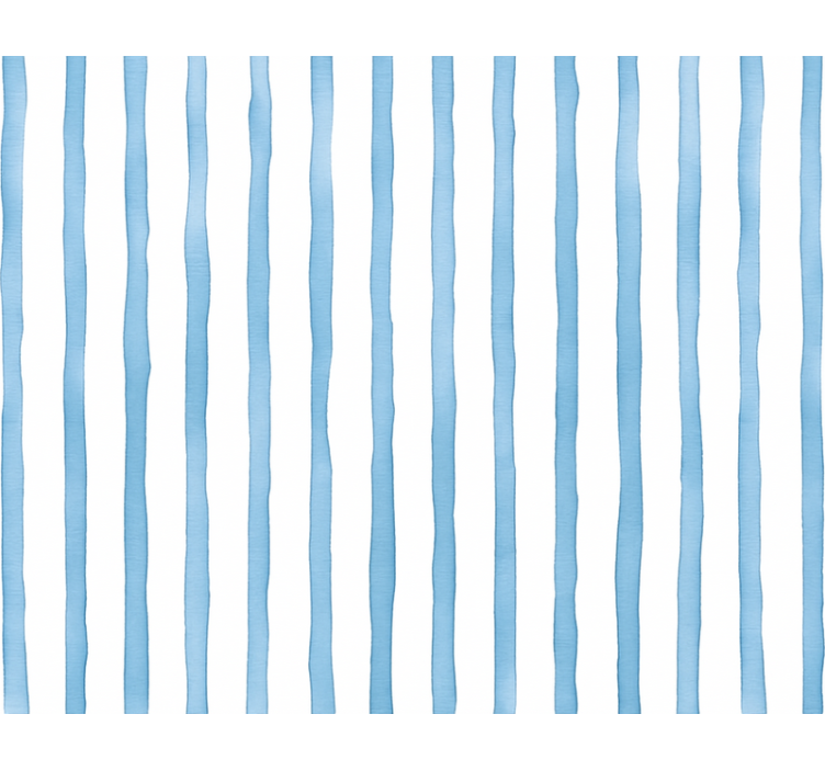 Rollo fenster blau mit blauen aquarellstreifen - TenStickers