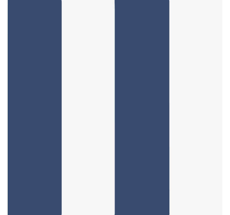 Rollo fenster blau klassisches maritimes streifenmuster - TenStickers