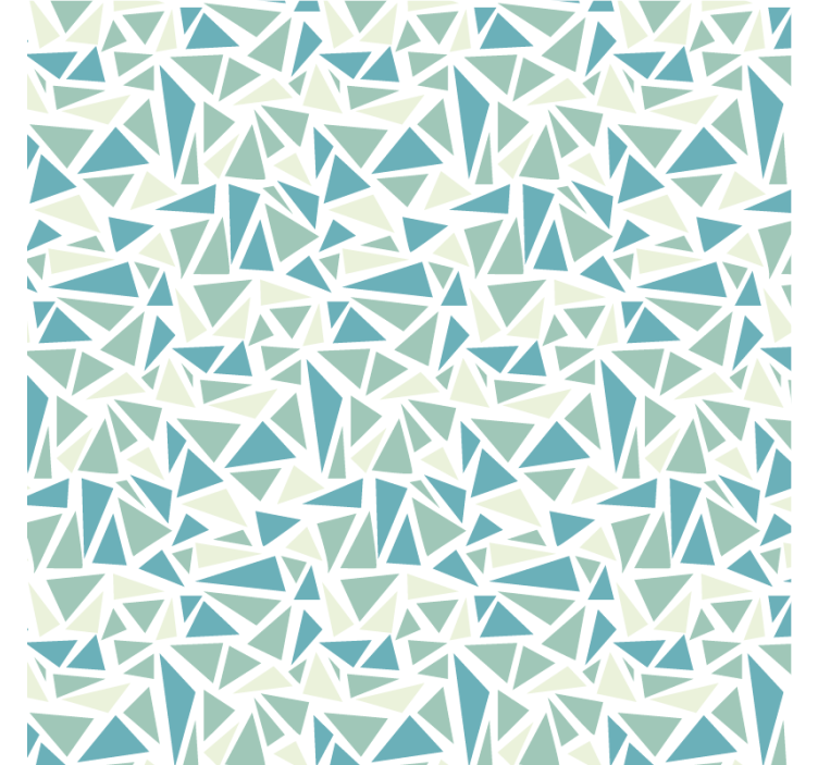 Rollo fenster blau grünes retro-mosaik - TenStickers
